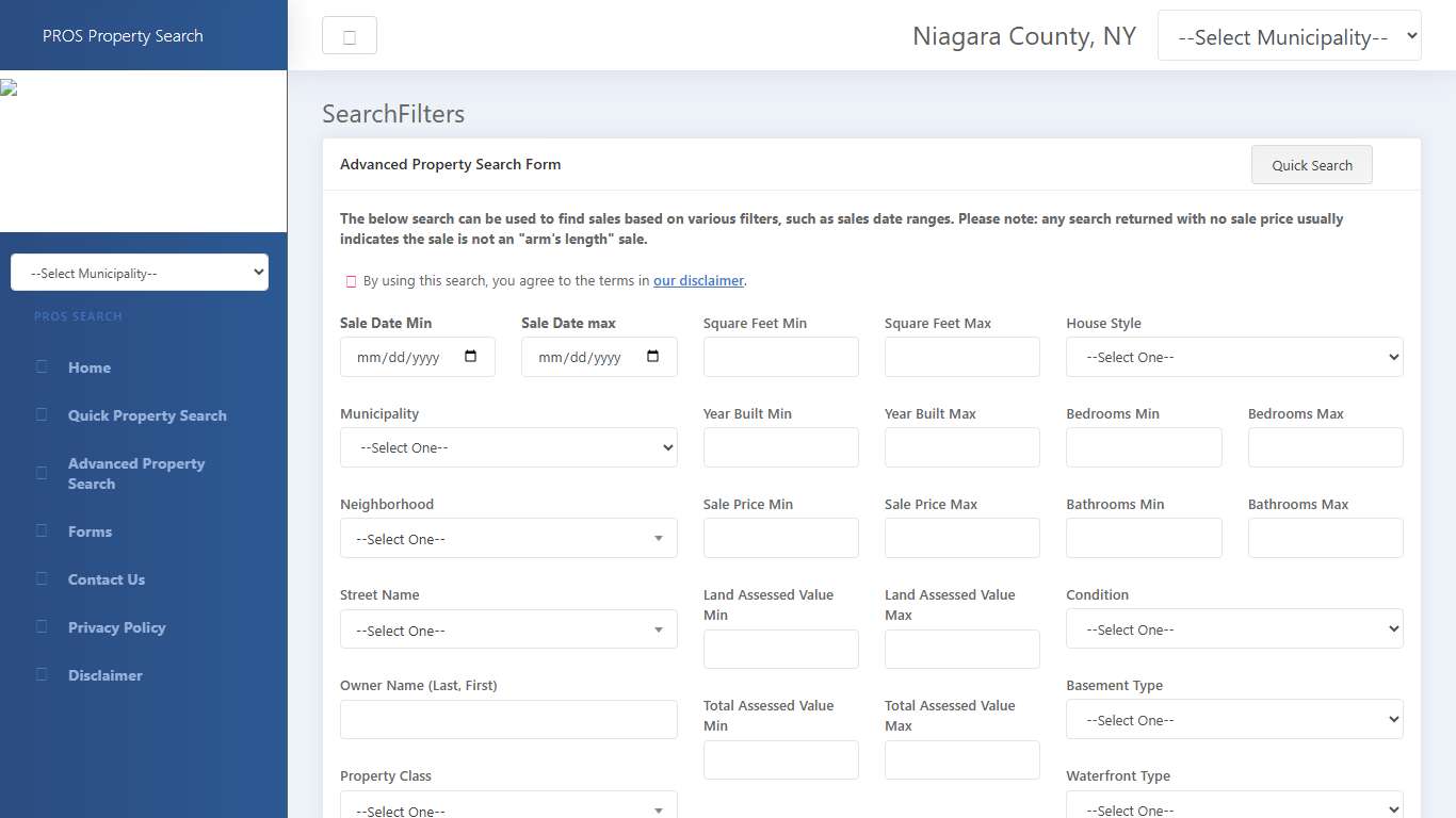 Niagara County - AdvancedSearchFilters - PROS v1.0.0